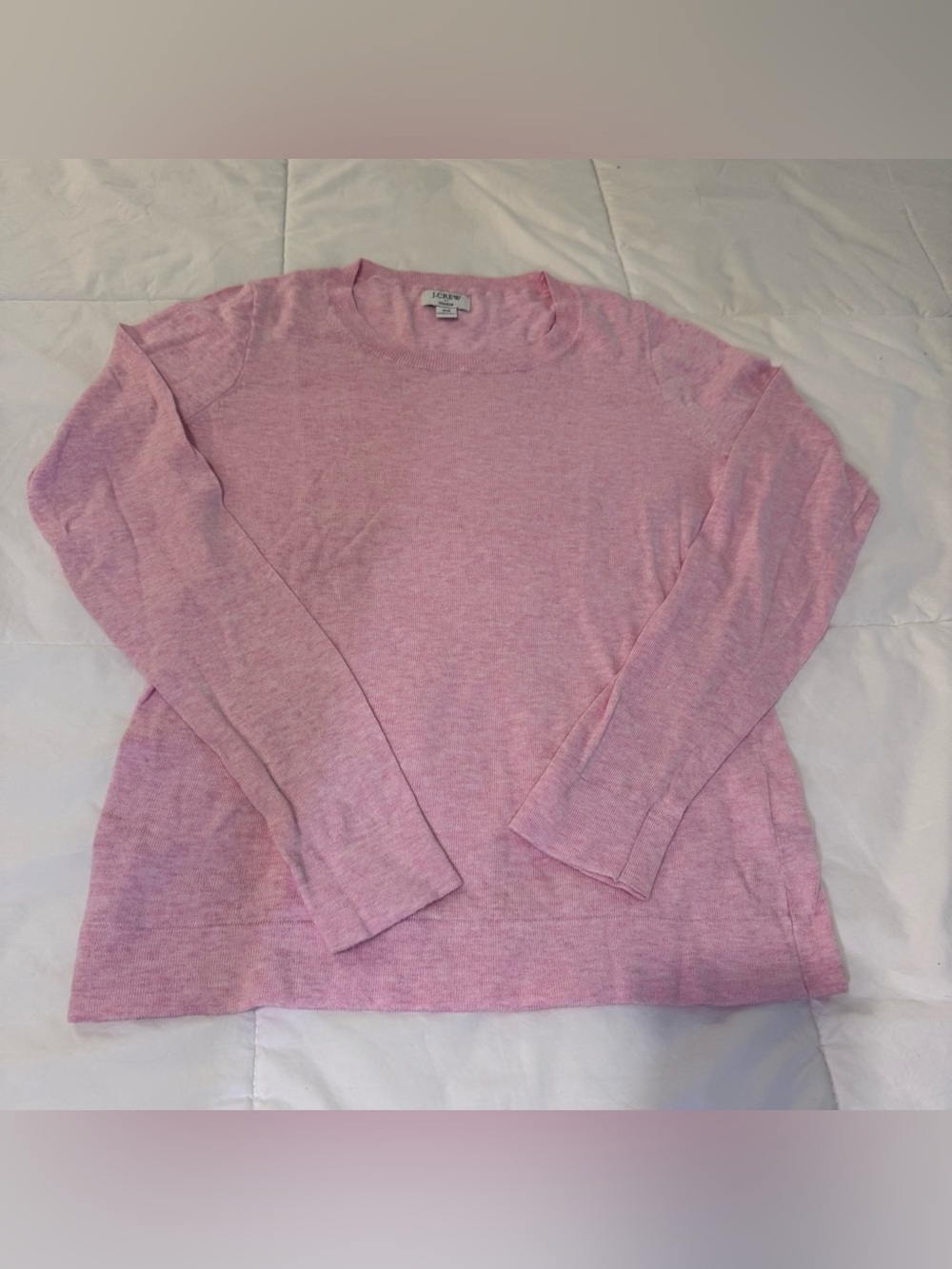 J. Crew Light Pink Crewneck Sweater